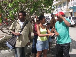 Image #25 - Hurricane Tomas Relief Effort (Meeting our colleagues)